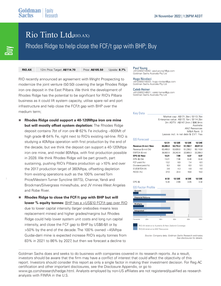 Rio Tinto Ltd. (RIO.AX)_ Rhodes Ridge to help close the FCF_t gap with BHP; Buy(1)Rio Tinto Ltd. (RIO.AX)_ Rhodes Ridge to help close the FCF_t gap with BHP; Buy(1)_1.png